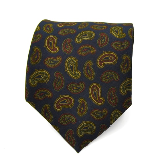 FENDI Paisley Silk Tie • Made in Italy - Picture 5 of 7